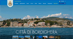 Desktop Screenshot of bordighera.it